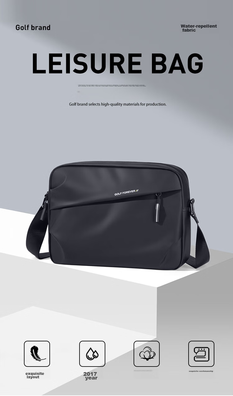 GOLF Shoulder Bag for Men, Casual Crossbody Bag, Phone And IPad Holder, Water-Resistant Commuter Bag, Lightweight Sports Messenger Bag 1