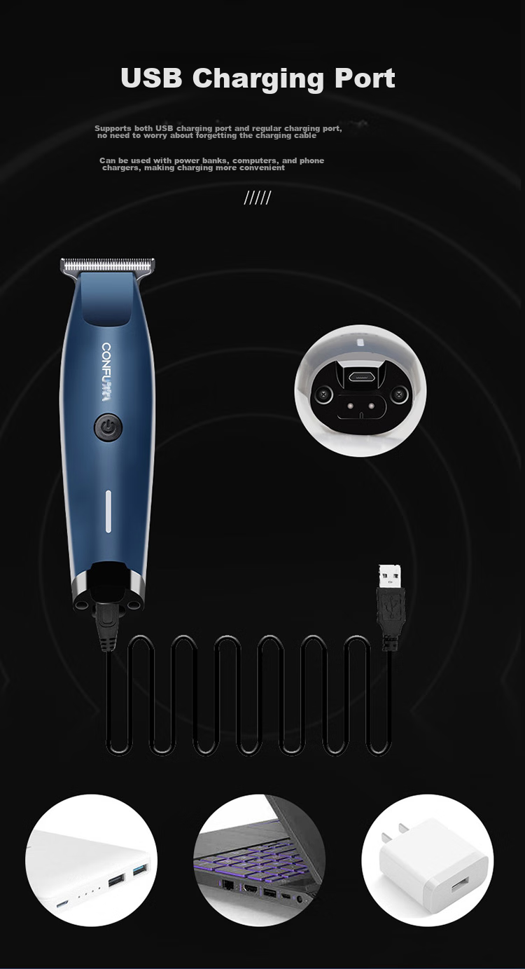 CONFU Hair Clipper, Electric Shaver, Professional Hair Trimmer, Salon And Home Use Scissors, KF-T118 Graduation Gift 10
