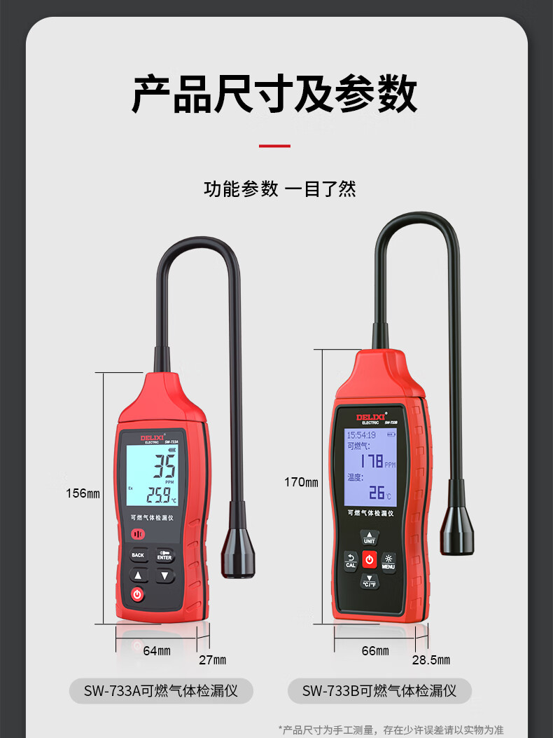 DELIXI ELECTRIC High-Precision Home Oxygen O2 Concentration Detector Air Oxygen Content Tester 11