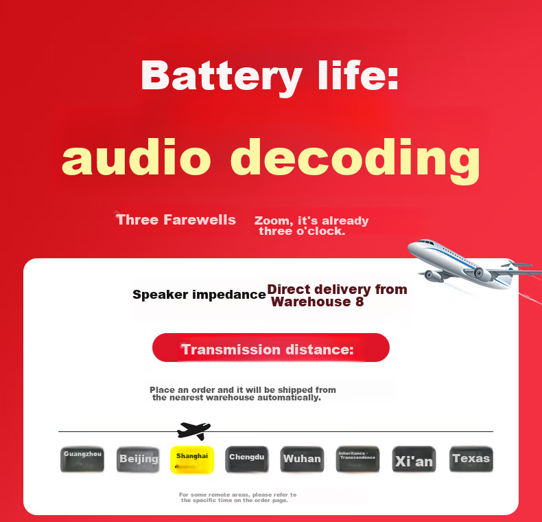 ALittleFlower Single-Ear Clip-On Headphones, Open-Style Wireless Bluetooth Earphones, Comfortable And Secure Wear, Long Battery Life / Suitable for Apple, Huawei, Xiaomi, OPPO, Students, Black 1