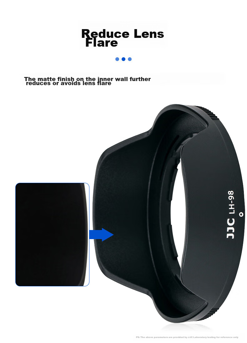 JJC Lens Hood for Nikon Z 24-50 F/4-6.3, Compatible with Z5, Z6, Z7, Z6 II, Z7II, Z62, Z72 Mirrorless Camera Accessories 4