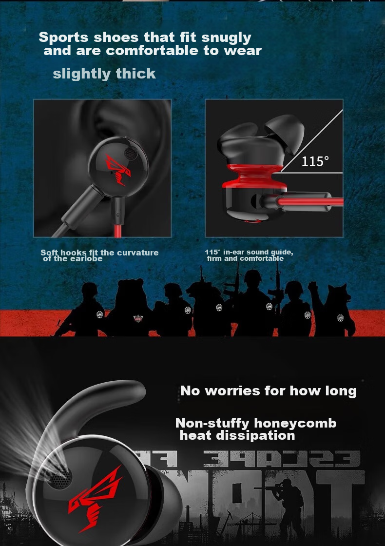 SOMIC G618i Gaming Headset with Sound Positioning, In-Ear Design Compatible with Computers, Phones, Desktops, Laptops, E-Sports Gaming Headset with Microphone Plug-In And Detachable Mic, Titanium Gray 3.5mm 7