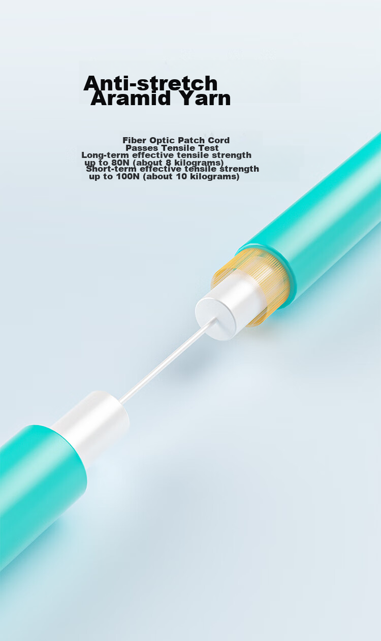 ZLEUE Telecom-Grade Fiber Optic Patch Cord SC-SC(UPC), Single Mode Single Core, Low Smoke Zero Halogen Environmentally Friendly Home Fiber Optic Cable, Transceiver Pigtail, 3 Meters ZLG0-SCSC03 8