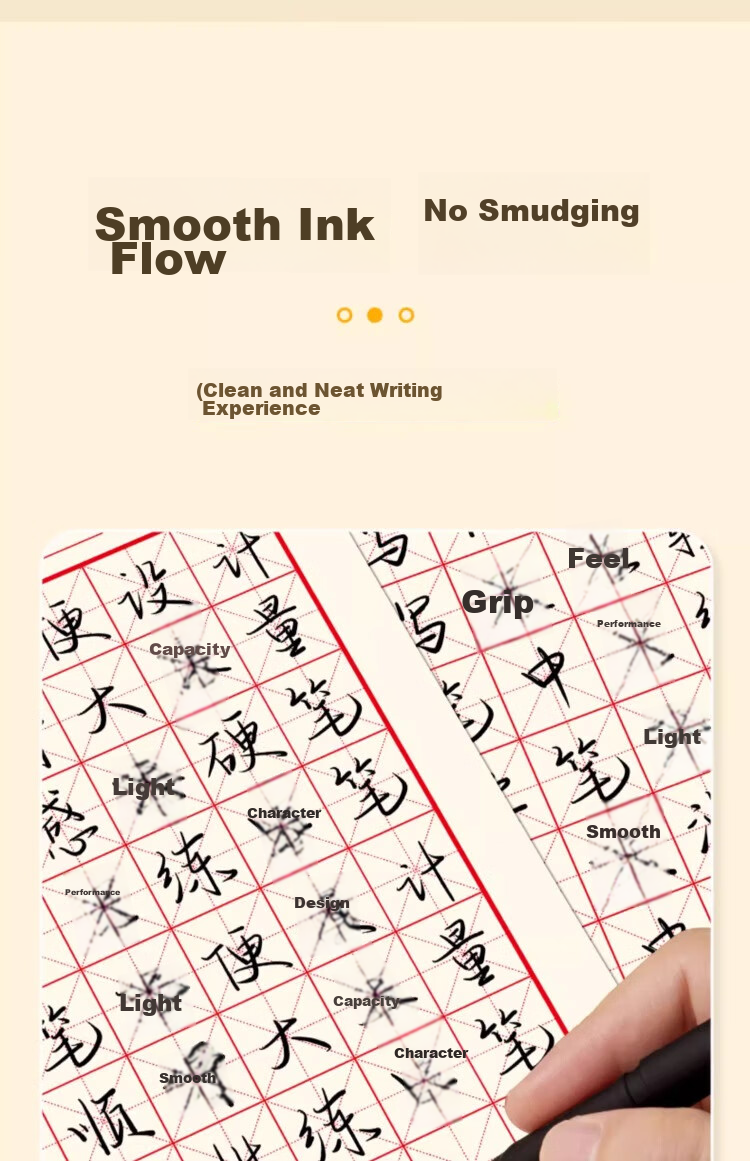 Liupintang 0.7mm Gel Pen Refill, Black Ink, Thick Tip, Hard Pen for Calligraphy Practice, Signature Pen, Business High-Quality Black Pen, Water-Based Pen for Exams, Large Capacity Adult Writing Practice Pe 5