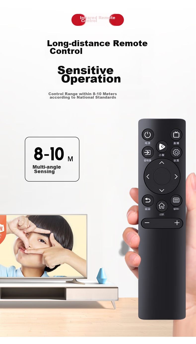 Accoona Universal Remote Control Compatible with Hisense Smart TV Vidda CN3A75, 3V75, 3A69, 3A57, 55-Inch, 65-Inch Vidda LCD TVs 7