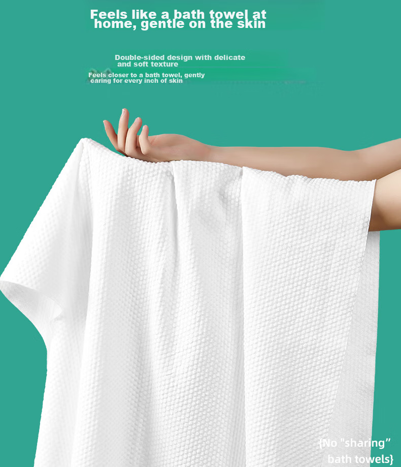 Grace Disposable Compressed Bath Towels, Hotel-Grade Thick And Large, Portable for Business Trips And Travel, Face Towels for Men And Women, 4-Pack 8