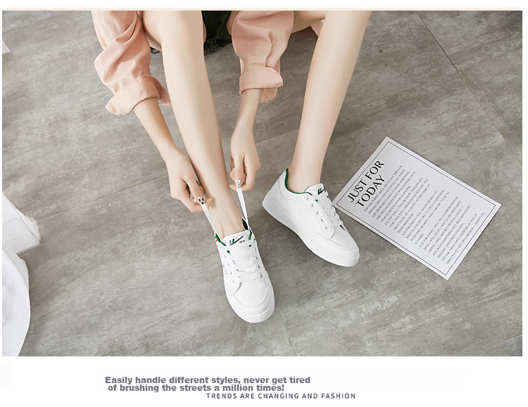 Warrior Casual Shoes for Women, Outdoor Thickened Simple Versatile White Sneakers, Student Couple Skateboard Shoes Running Sports Shoes WXY-L319N White Pink 39 11