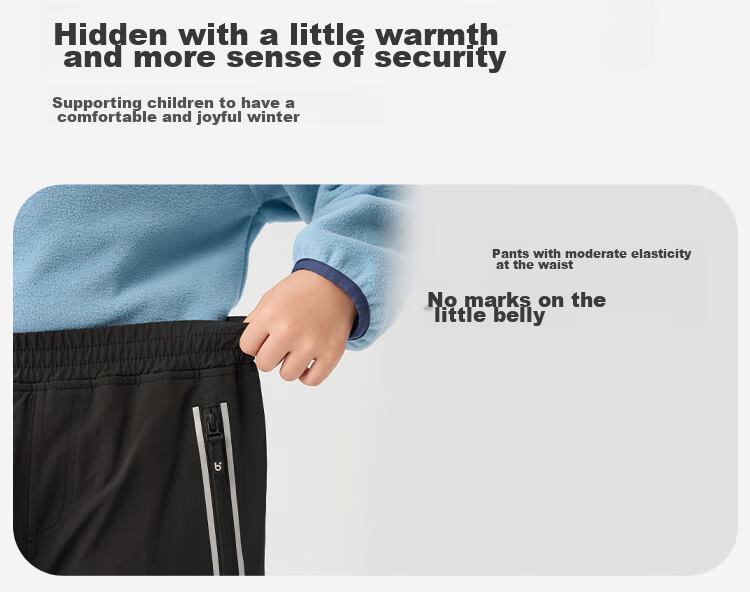 BALABALA Children's Clothing, Boys' Pants for Autumn And Winter, Girls' Sports Pants for Older Children, Kids' Long Trousers, Windproof 10