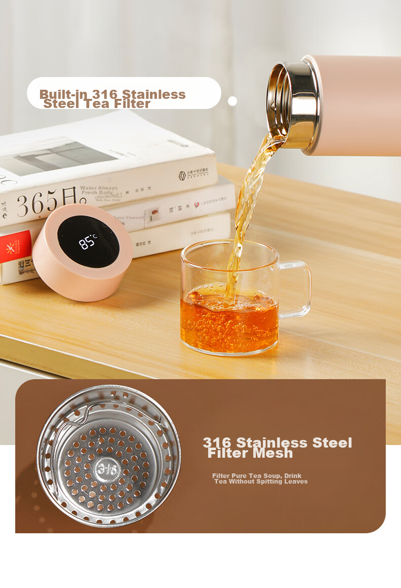 Fuguang Insulated Mug, 316 Stainless Steel, for Men And Women, Business Water Bottle, Student Cup, Tea Infuser, Cold-Keeping Cup, Birthday Gift 11