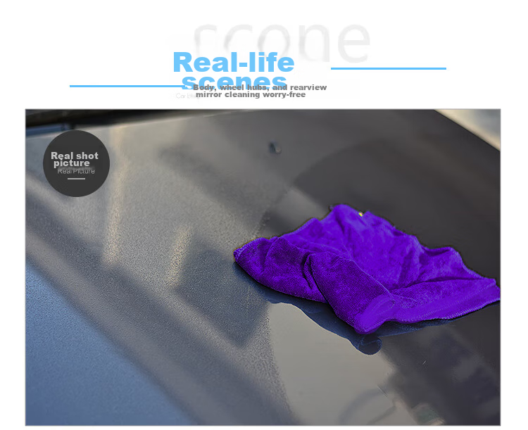 Good Weather Cleaning Cloths for Car Washing, Glass Wiping, Housekeeping, Cleaning, And General Maintenance - Purple, Thickened, 10 Pieces, 30*70 Cm 10