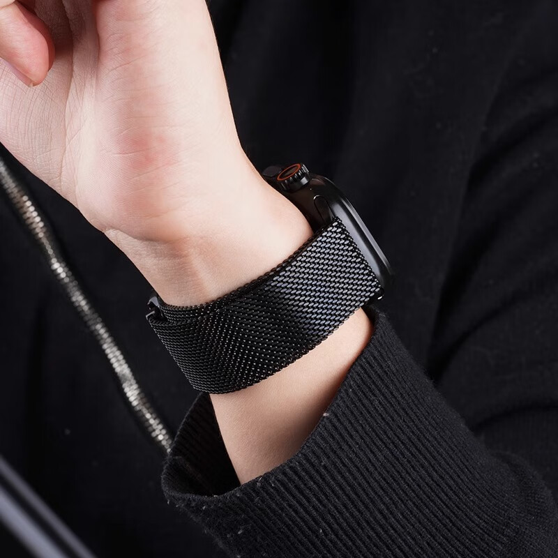 Biaodai Brother Apple Watch Ultra 3 Band Pure Titanium Metal Apple Watch Ultra 2 Silicone SE3 Titanium iWatch S11/10/9/8/7 Magnetic Titanium Wristband 17