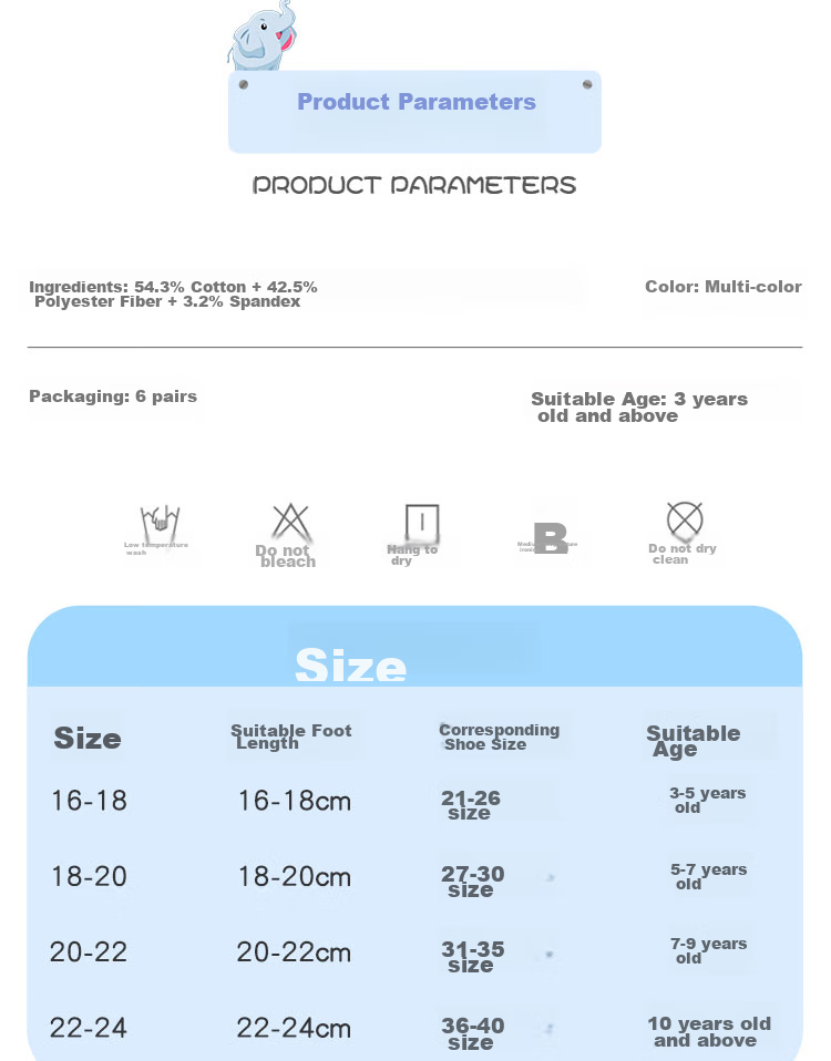 LangSha Children's Socks, Boys' Cotton Mesh Spring And Summer Thin Breathable Baby Mid-Calf Short Socks for Older Kids 11