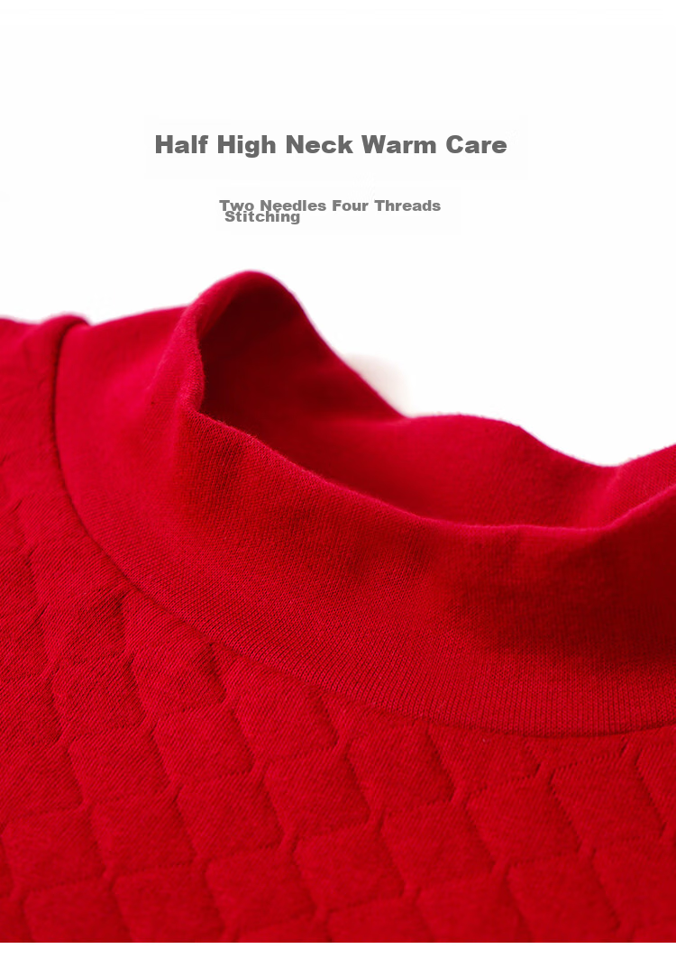 Yiershuang [Triple-Layer Thickened 100% Pure Cotton] Semi-Turtleneck Men's Thermal Top, Autumn And Winter Undershirt, Cotton Sweater 12