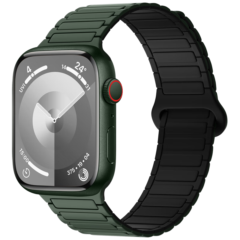BHO [Over 1 Million Sold] Apple Watch S12 Band, Magnetic Silicone Strap for Apple Watch S12, Compatible with IWatch S11/10/9/ultra4/se3, Women's Watch Band
