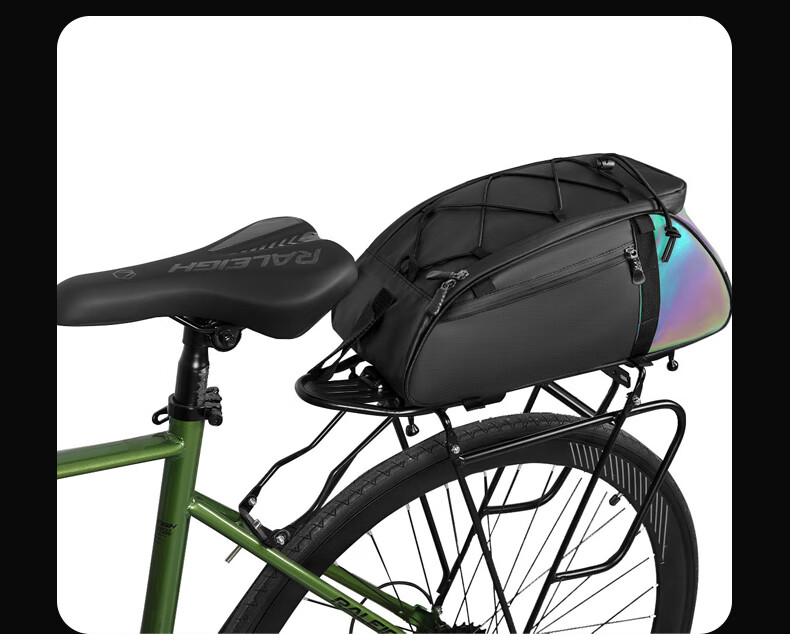 40,000km Bicycle Rear Rack Bag Large Capacity Waterproof Mountain Bike Cycling Seat Tail Pack Frame Pannier Gear Bag 2