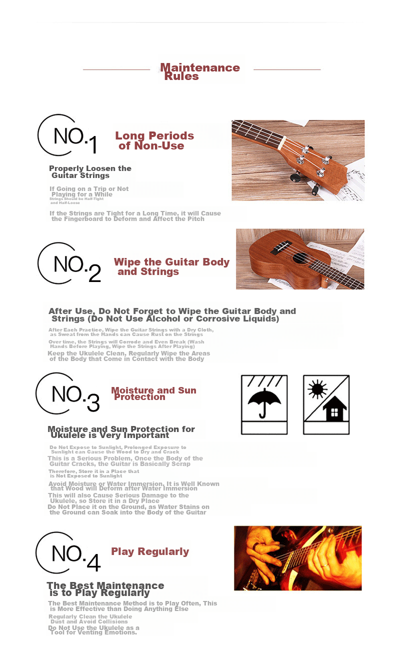 Asasi Ukulele School Children's Beginner Guitar for Primary, Middle And High School Boys And Girls, Entry-Level 23-Inch Single Board 4-String Small Guitar 10