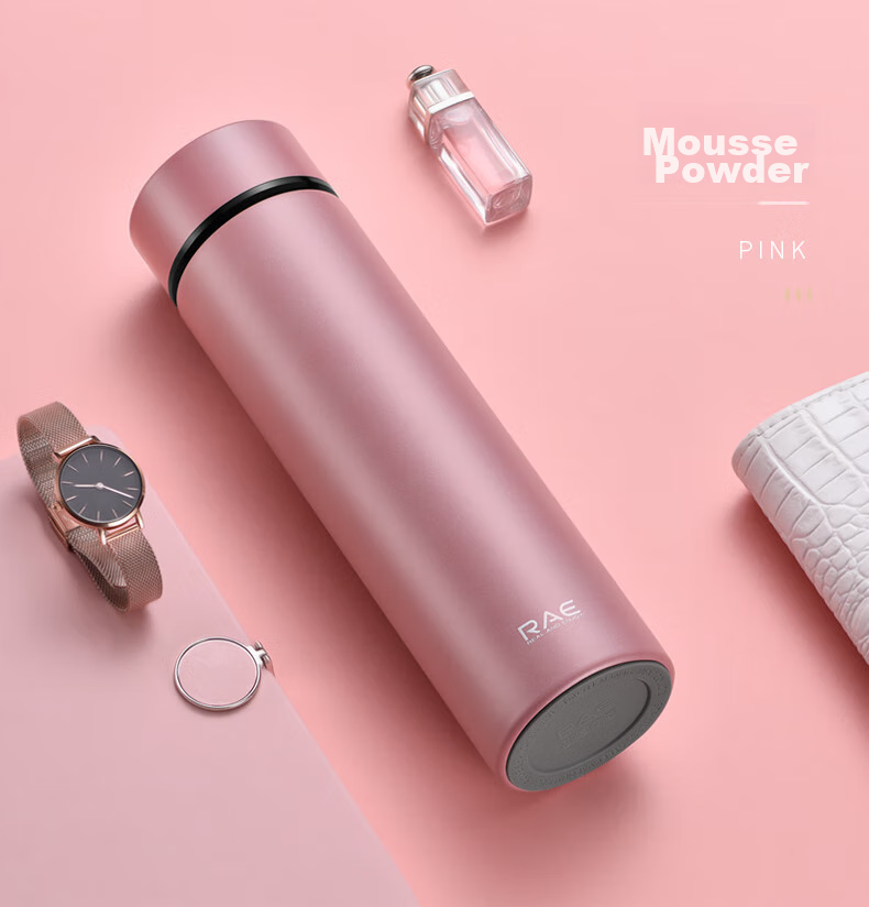 Ranye Custom Insulated Mug for Students, 316L Stainless Steel Tea Cup, 500ml, R3686, White, for National Day And Wedding 34