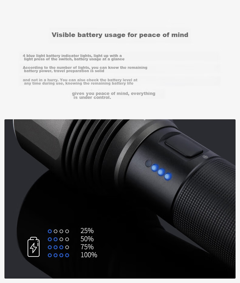 NexTool Outdoor And Home High-Intensity Flashlight, Ultra-Bright Long-Range Portable Waterproof Emergency Light for Home Use, High Brightness Type-C Rechargeable 5