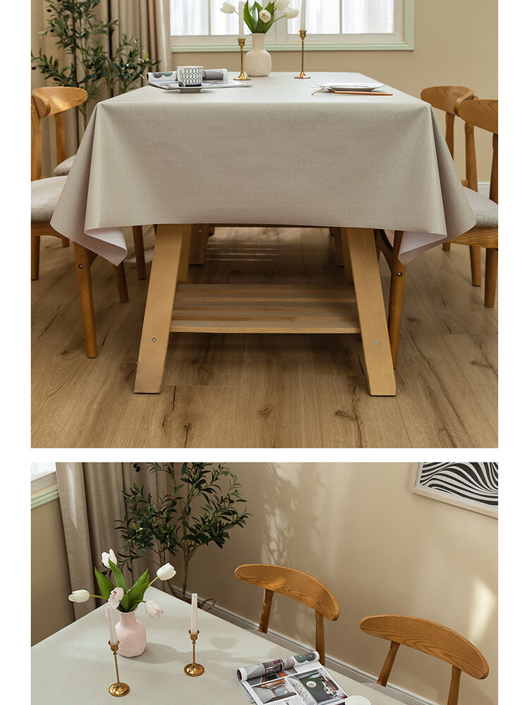 Mihua Tablecloth, Waterproof, Oil-Proof, Heat-Resistant, High-Temperature PVC Placemat for Dining Table, TV Cabinet, Coffee Table, Desk Pad, 1.4*1.6 11