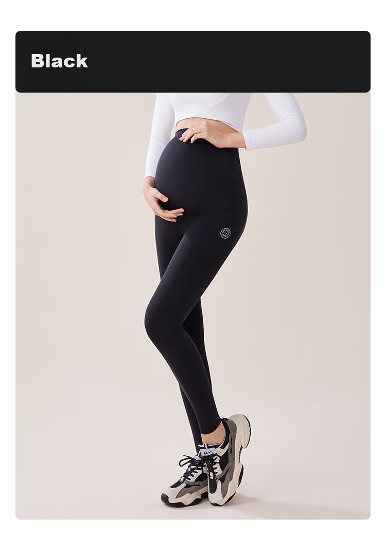 JOYNCLEON Maternity Pants Spring And Summer Bosie Shark Pants for Outer Wear, Base Layer Yoga Belly Support Pants Rock Gray XXL Jyk164020 19
