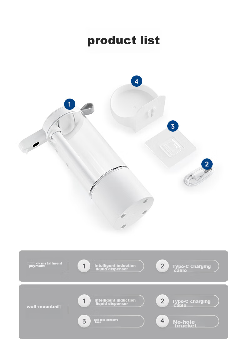 SUPOR Intelligent Automatic Dishwashing Liquid Dispenser, Multi-Functional Touchless Wall-Mounted Soap Dispenser for Mobile Phones And Other Surfaces 17