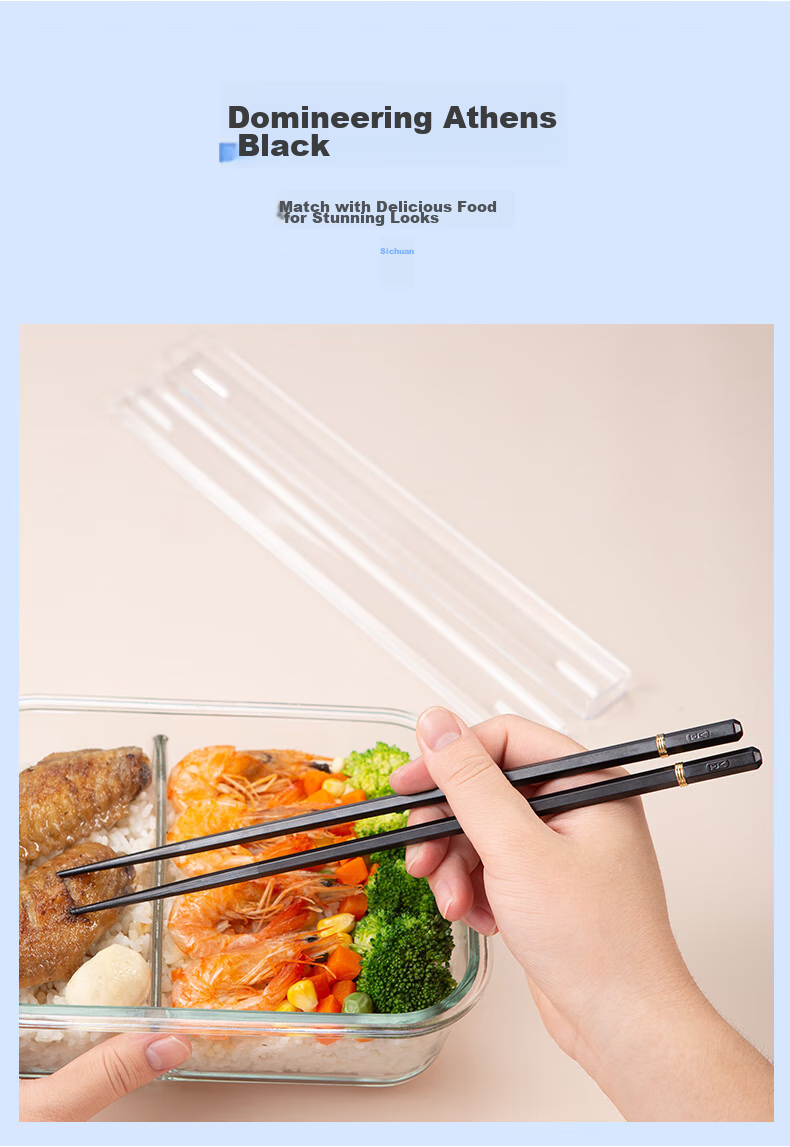 YIJUKE [With Storage Box], Japanese-Style Portable Chopsticks, One Pair Per Person, Personal Storage Box, Chopsticks for Students And Adults 10