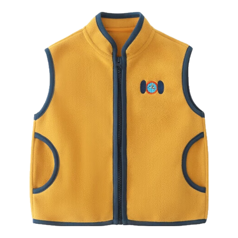Ciciibear Boys' Vest, Spring And Autumn Children's Fleece Waistcoat, Baby Warm Vest, Infant Waistcoat