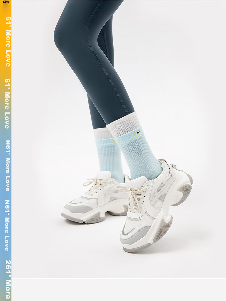 361° Sports Long Socks, Yoga Non-Slip Socks, Fitness Indoor Floor Exercise Breathable Socks, Foot And Leg Protectio 25