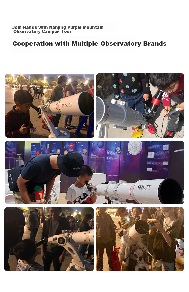 EXPLORE SCIENTIFIC Astronomical Telescope, High Magnification, High Definition, Professional Entry-Level, Boys' Stargazing, Elementary School Children's Day Gift 7