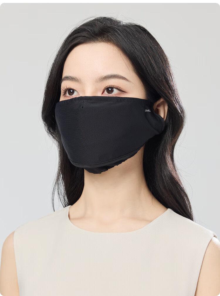 JIUMU Ice Silk Sun Protection Face Mask for Women, Summer UV Protection Sunshade Cycling Hiking Breathable 3D Full Face Sun Protection Mask 10