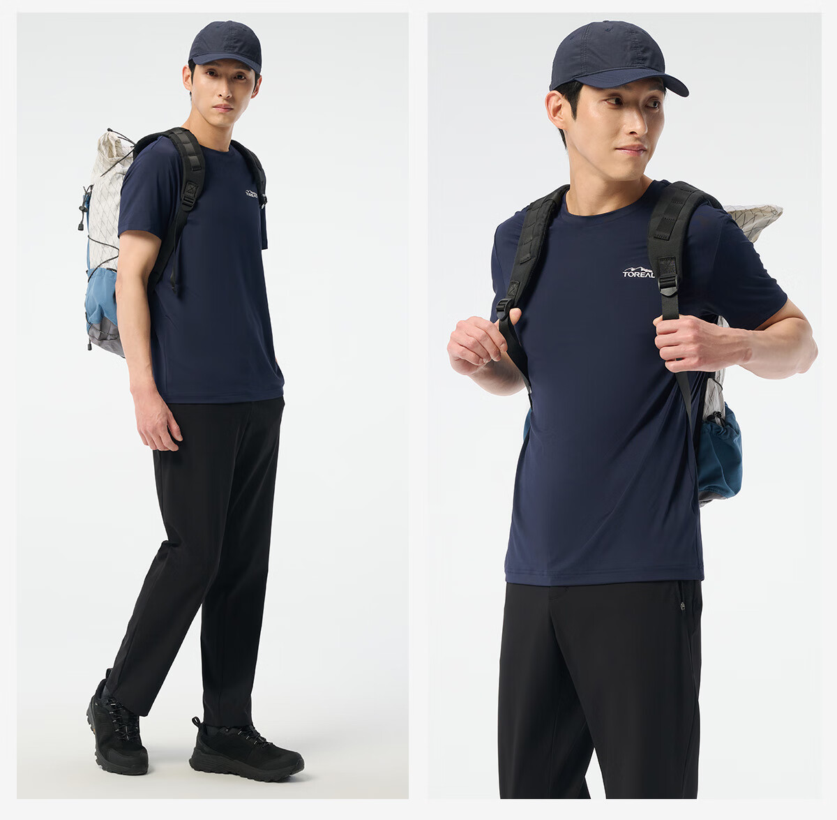 TOREAD Quick-Dry T-Shirt for Men, Spring And Summer Outdoor Sports Elastic Functional Sweat-Wicking Breathable Short-Sleeve T-Shirt TAJJCN81834 9