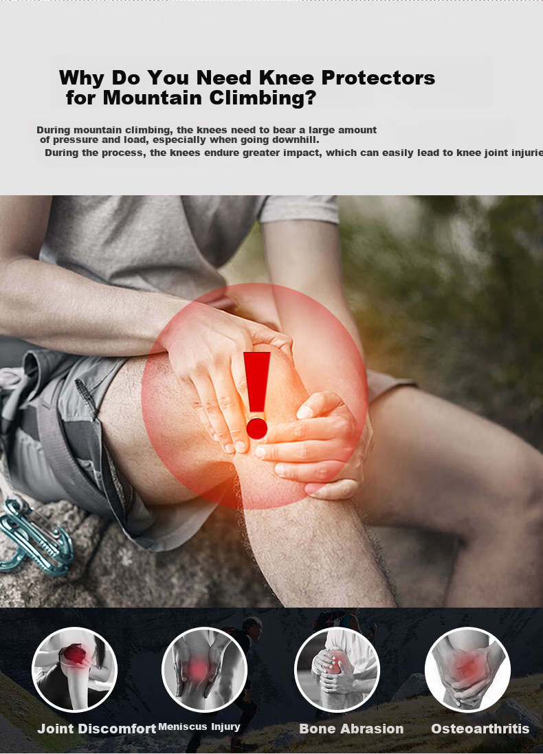 LI-NING Professional Sports Knee Brace for Men and Women, Protective Knee Support for Mountaineering, Hiking, Badminton, Running, Squats, Meniscus Injury 3