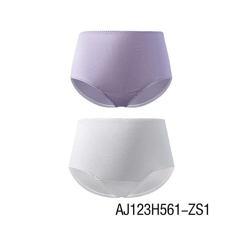 AIMER KIDS Girls' Boxer Briefs for Teens, 2-Pack, Antibacterial Underwear for Developing Young Women, Mesh Panties, Purple And White, 2 Pairs, Size 150