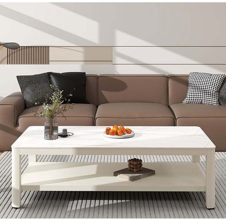 Fanshe Coffee Table, Living Room Tea Table, Office Coffee Table, Small Apartment Glass Sofa Table, Modern Minimalist Tea Table 3
