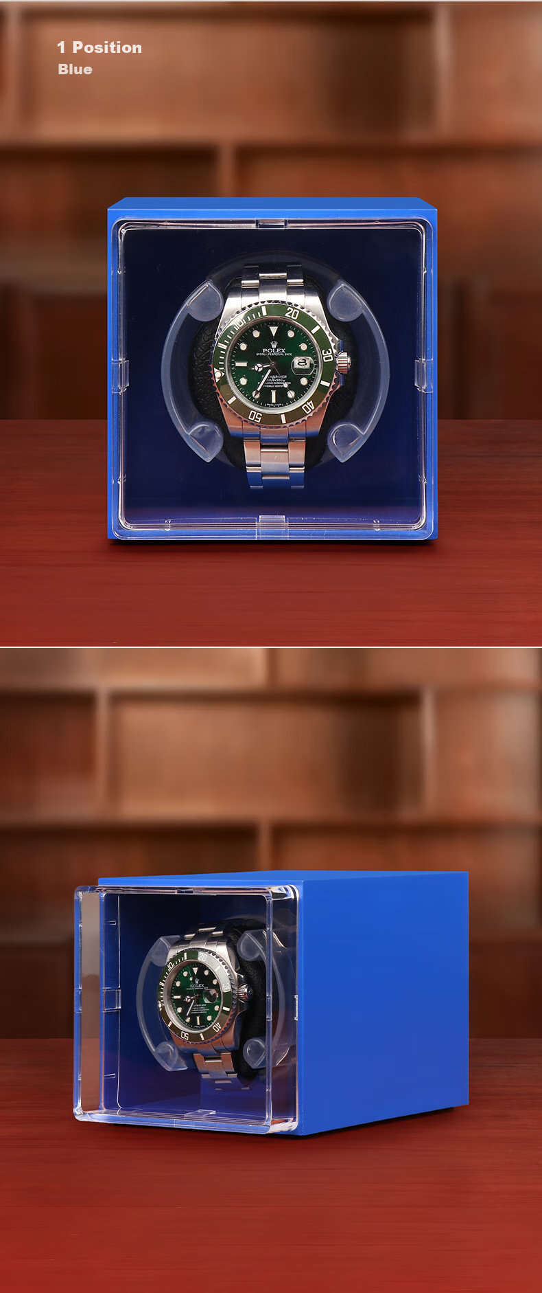 DrikLux Watch Winder, Mechanical Watch Home Use Anti-Magnetic Watch Winder, Automatic Watch Self-Winding Device, Rotating And Coiling Small Storage Watch Box 12