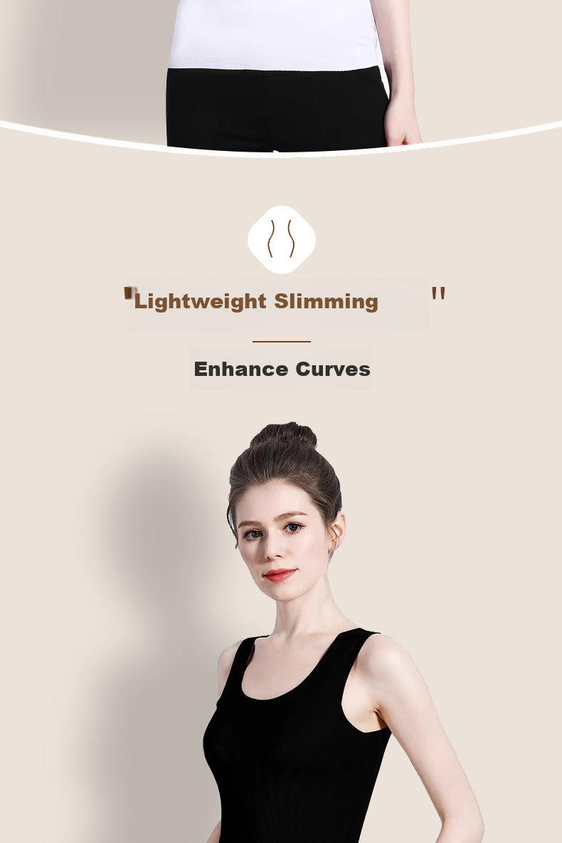 LangSha Camisole Tank Top for Women, Summer Lightweight Ice Silk Seamless Undershirt, 7A Antibacterial Inner Wear, Slim-Fit Sleeveless Top 6