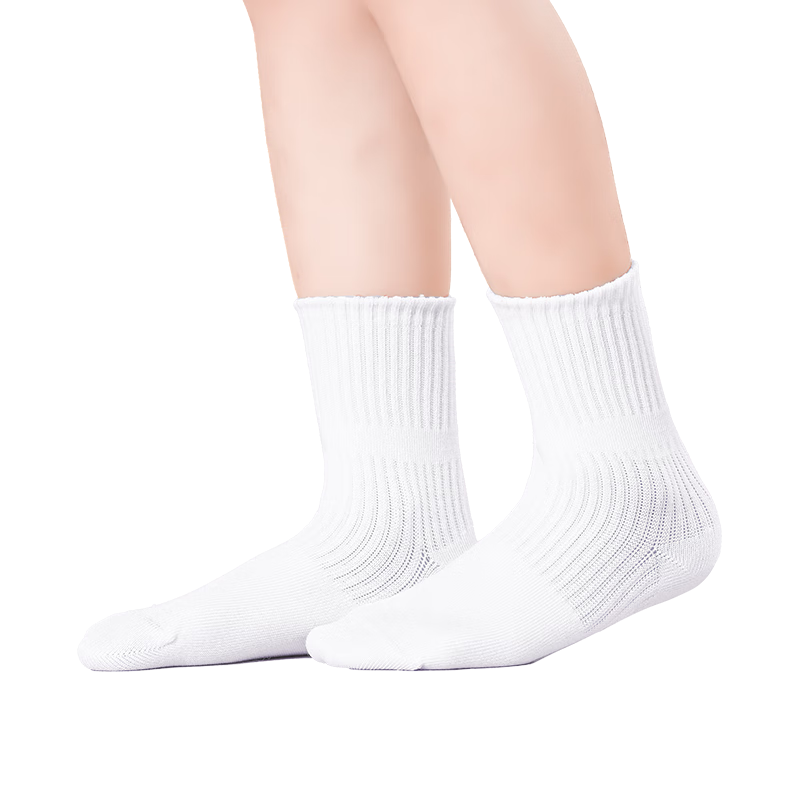 Barbie Children's Socks, Student White Socks, School Boys' Spring And Autumn Cotton Socks, Girls' Thin White Sports Socks, Short Socks