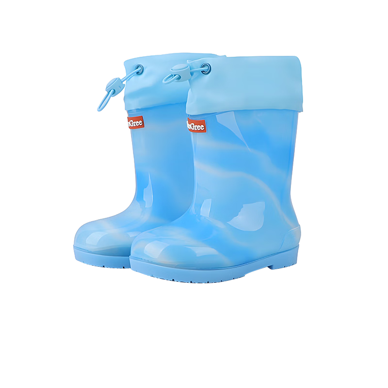SooGree Kids Waterproof Non-Slip Durable Rain Boots Cute Cartoon Splash-Proof Outdoor School Shoes for Boys and Girls