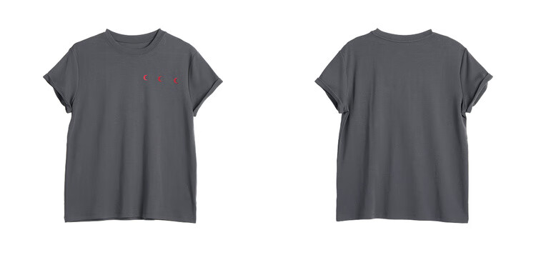 Olrain Gray Short-Sleeve T-Shirt for Women, Elegant Office Wear with Fun Embroidery Design, Gray, Size L 15