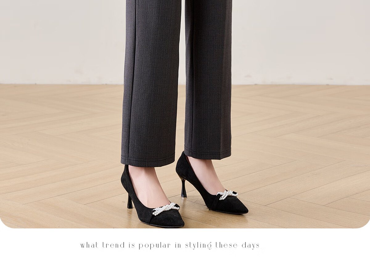 YUZHAOLIN Middle-aged and Elderly Women's Spring and Autumn Long Pants Casual Pants for Moms Y51X060 9