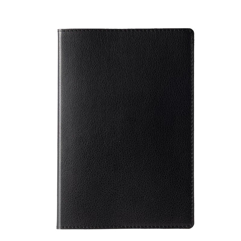 Deli Leather Notebook, Light Business Notepad for Office Meetings And Note-Taking, 16K 80 Sheets/book, 250*175mm, BP02 Black
