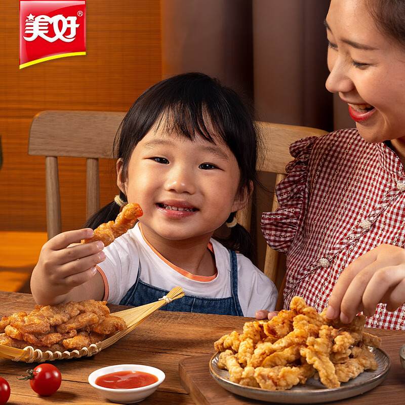 美好 鸡肉小酥肉2斤原味1kg 火锅食材油炸小吃半成品菜 空气炸锅食材