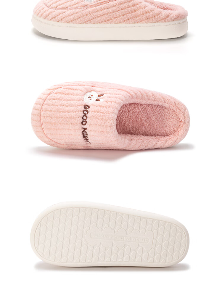 TZLDN Men's Cotton Slippers, Non-Slip Thick Sole, Indoor Warm Home Shoes, Autumn And Winter Double Cotton Shoes, Couple's Half-Covered Cotton Shoes, Men's Style 17