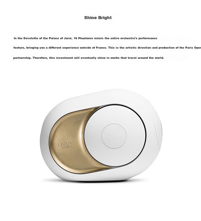 Diwalei DEVIALET Phantom I, 103dB Bluetooth Speaker, Living Room TV Soundbar, Home Theater High-Fidelity Subwoofer Audiophile-Grade, Misty Black, New Year Gift 4