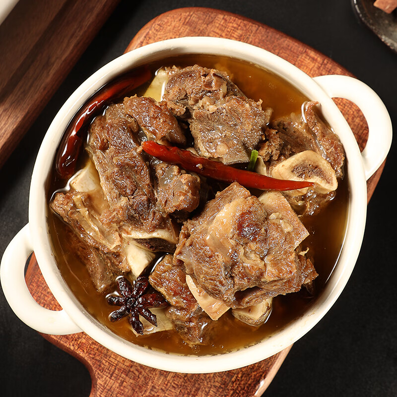 庖丁佳国产原切牛肋排 1kg/袋 烧烤肉食材 冷冻谷饲清真 排酸牛肉