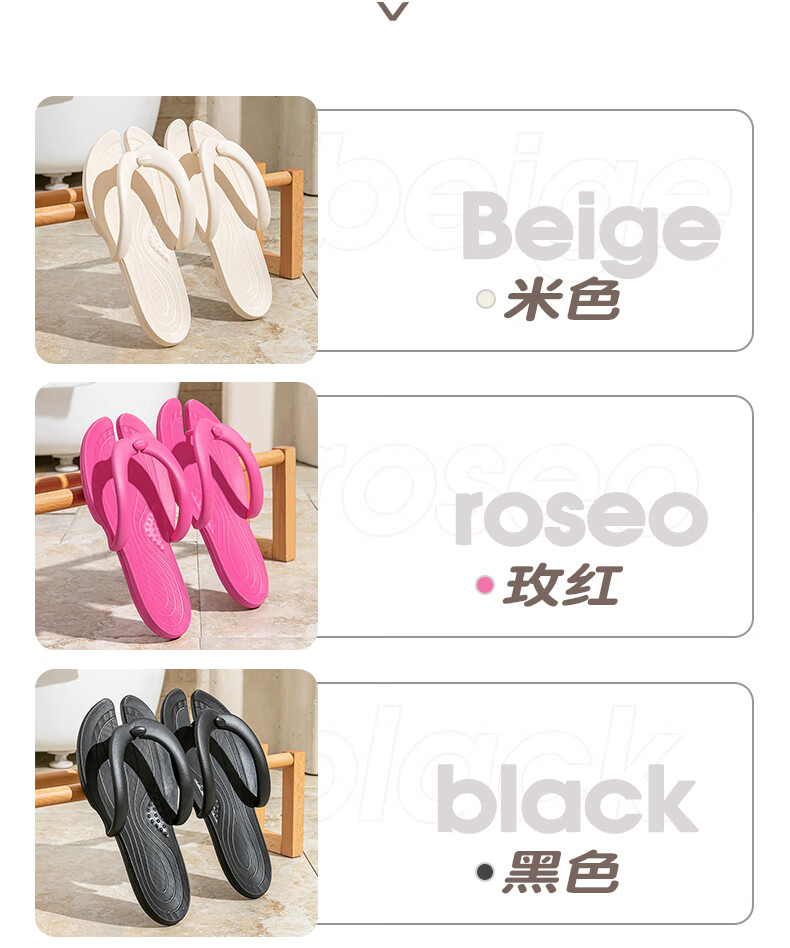 LETUO Summer Slippers for Women, Travel, Business Trips, Hotel Bathroom, Shower, Foldable, Portable, Outdoor Sandals for Me 3