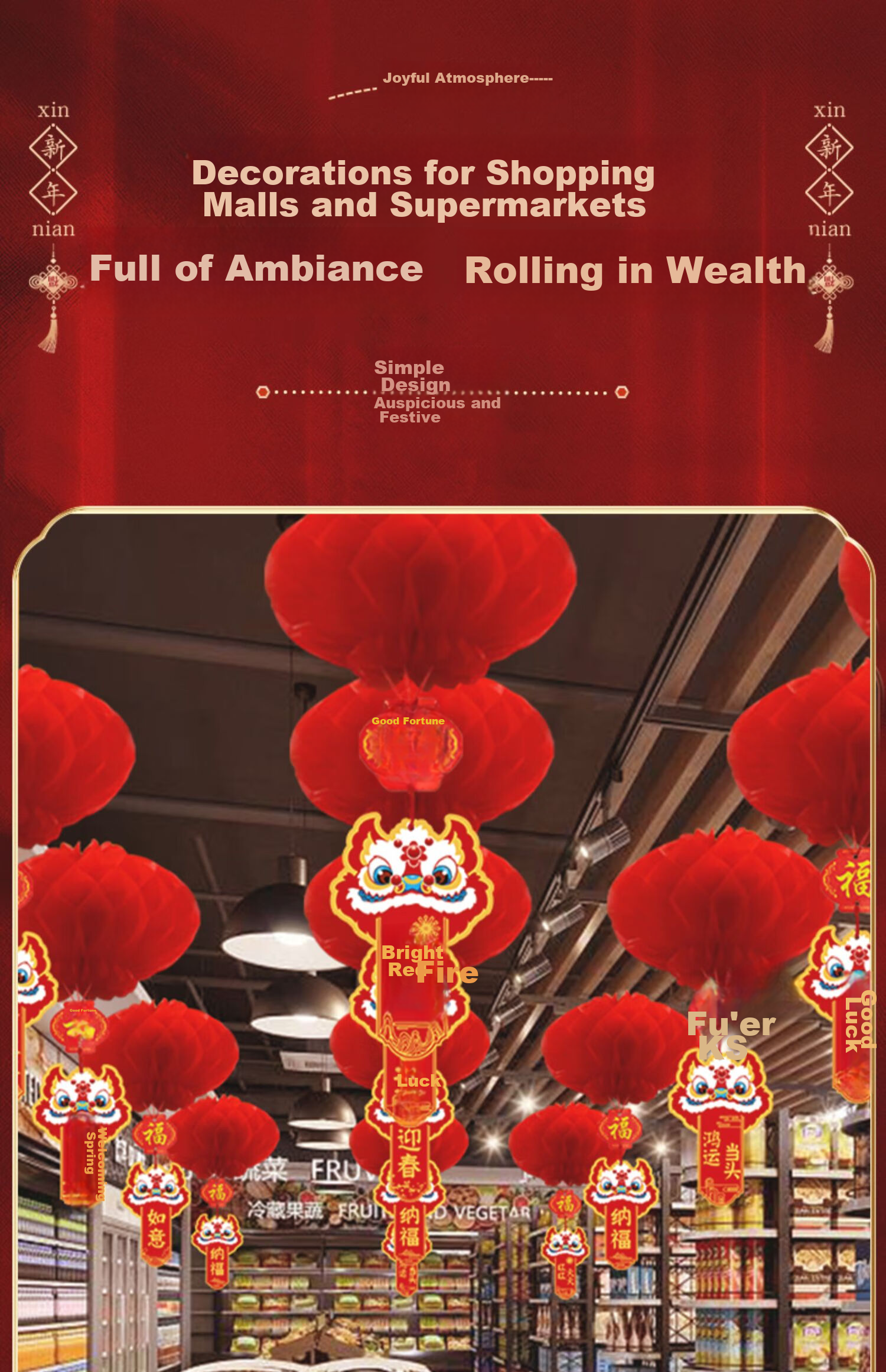 Abaoli Lantern Riddle Hanging Lantern Decoration Housewarming Chinese Style National Trend Ancient Style Kindergarten Atmosphere Decoration Mall Setup 2