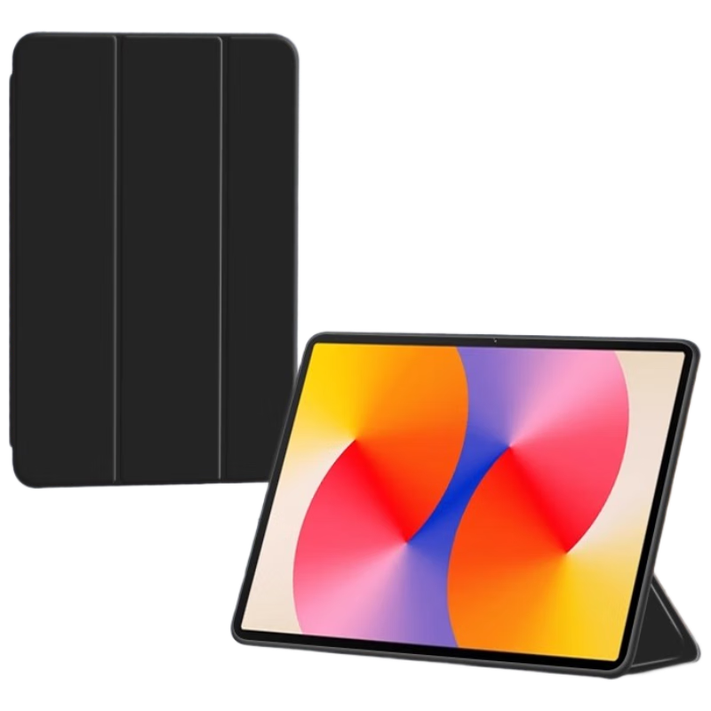 HBOALG Protective Case for Huawei MatePad SE 2024 Model, Full Coverage Shockproof Cover for 11-Inch Tablet, Black