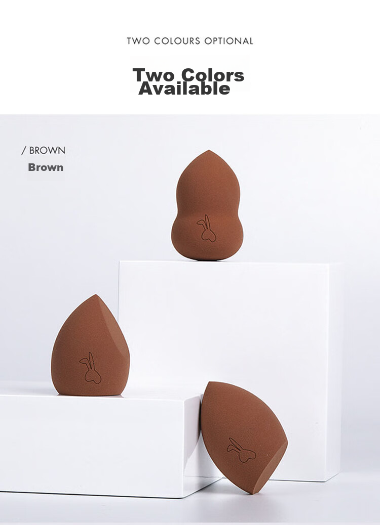 Jianyingshu Rabbit Head Beauty Blender Set of 3, Makeup Sponge Powder Puff for Dry And Wet Use, Non-Absorbing Powder 5