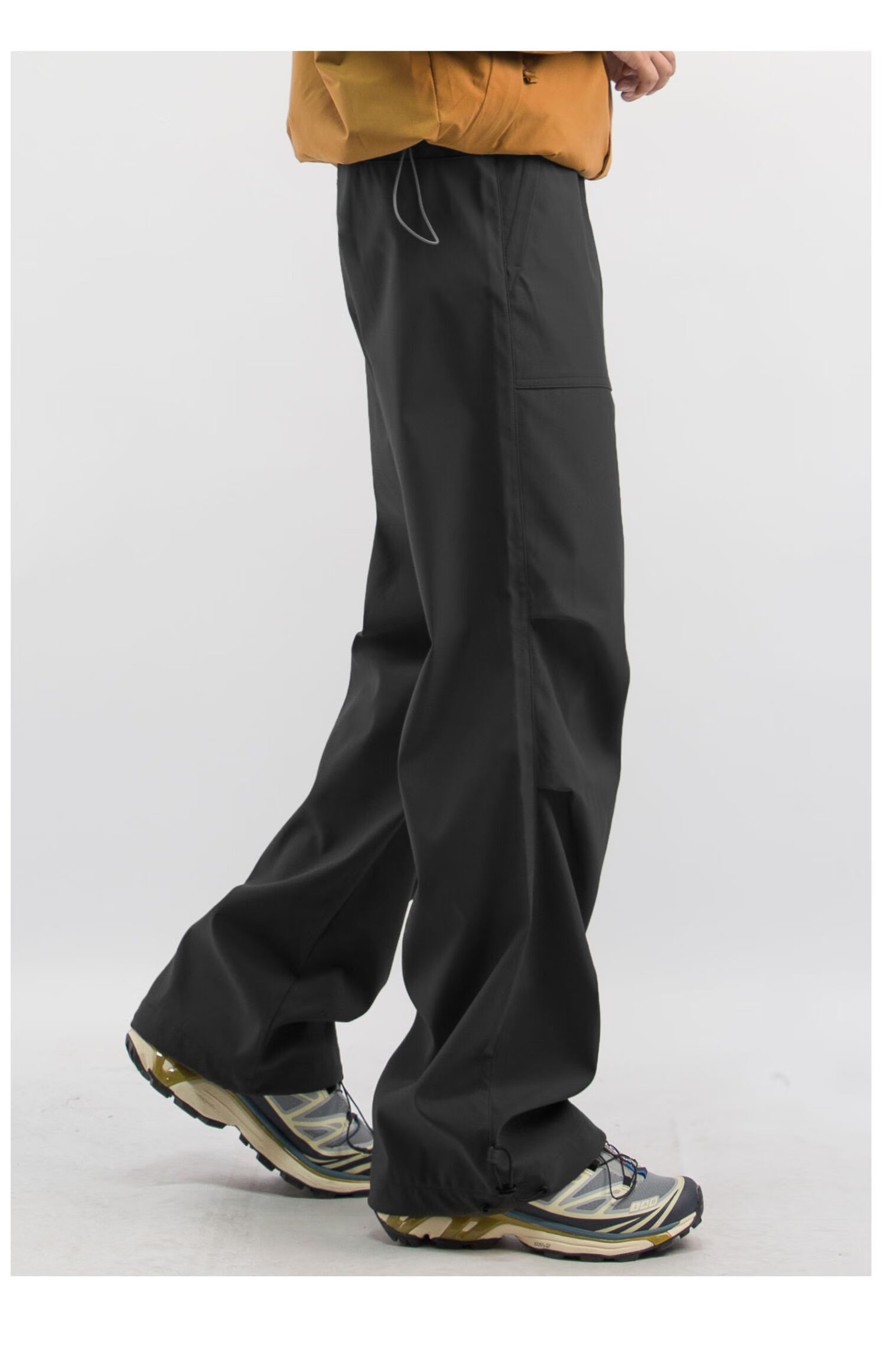 CLOR Outdoor Work Pants for Men, Spring And Summer Style, Windproof Sports Hiking Assault Casual Straight-Leg Trousers, CL52 Black M 11